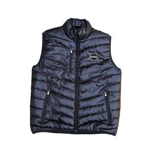 ACTIVISION Official Puffer Vest Jacket Men's M/XL Black Full Zip Winter Gaming​
